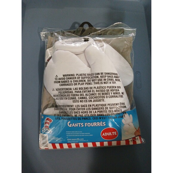 Dr Seuss stuffed gloves adult size OS - Picture 2 of 2